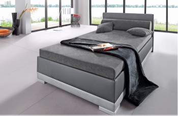 Čalouněná postel Lago gray eko 90x200cm